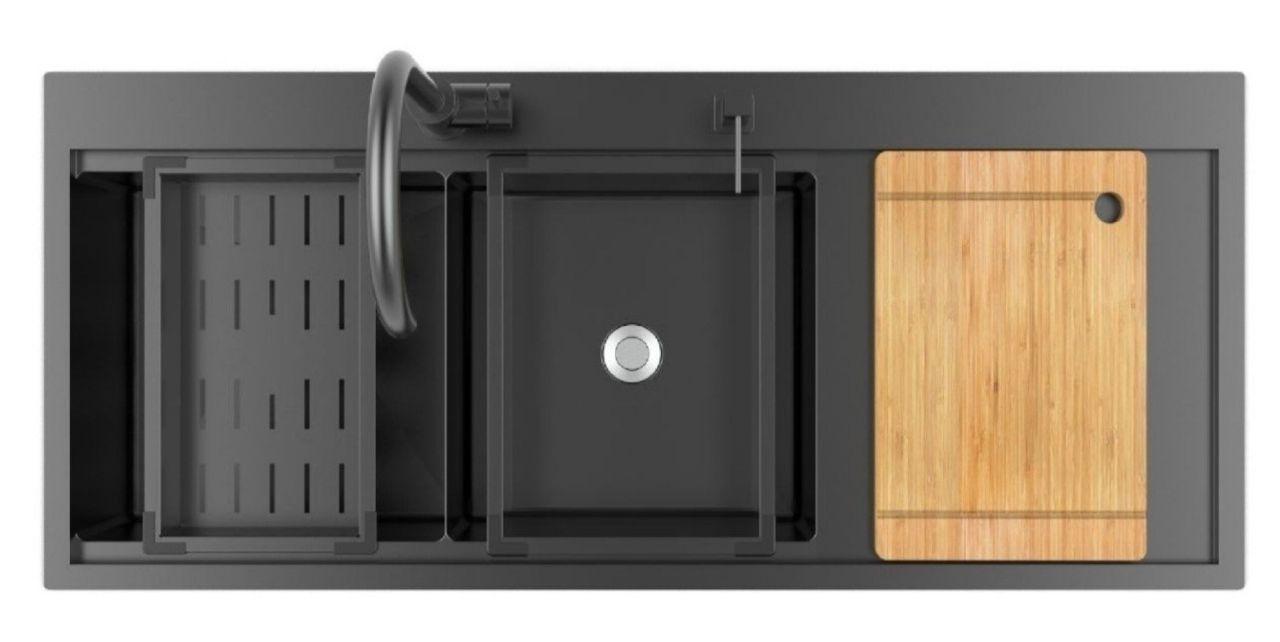 سینک استیل داسی مدل 11650 